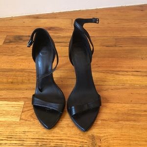 Zara ankle strap heels